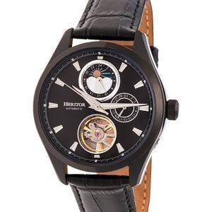 NWT All Black Automatic Men's Watch